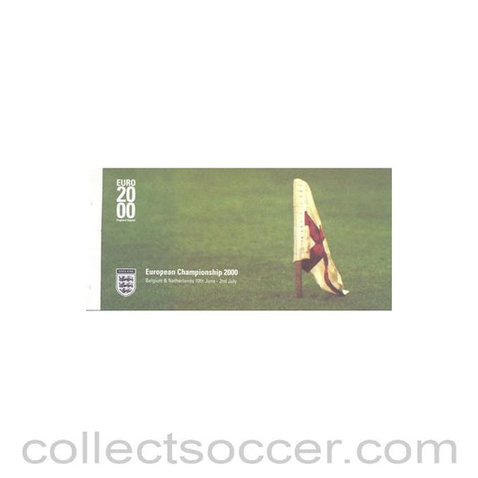 2000 - England Euro 2000 postcards book originally signed by every individual player