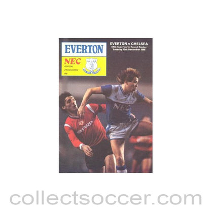 1985 - Everton vChelsea official programme 10/12/1985