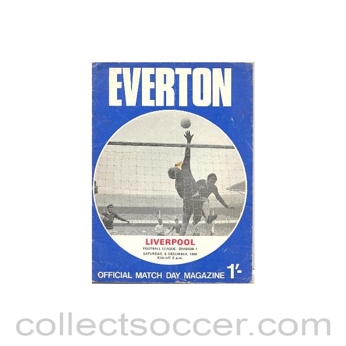 1969 - Everton v Liverpool official programme 06/12/1969