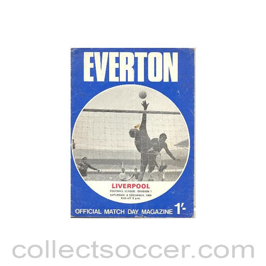 1969 - Everton v Liverpool official programme 06/12/1969