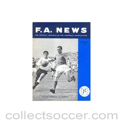 1964 - F.A. News - official journal of The Football Association, November 1964