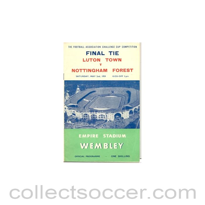 1959 FA Cup Final Programme, reduced price