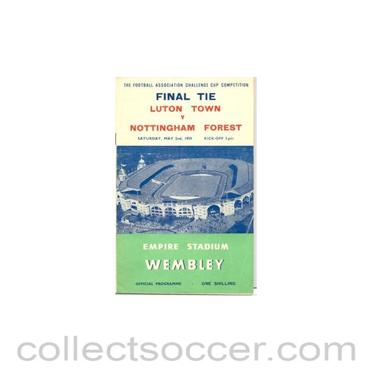 1959 FA Cup Final Programme, reduced price