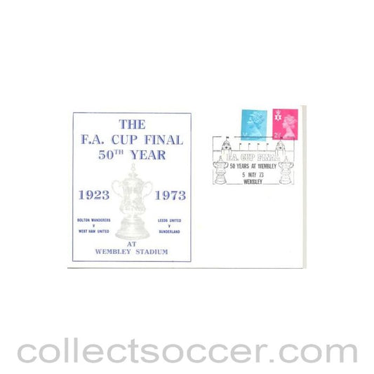 1923 - The FA Cup Final 50th Year 1923-1973 first day cover