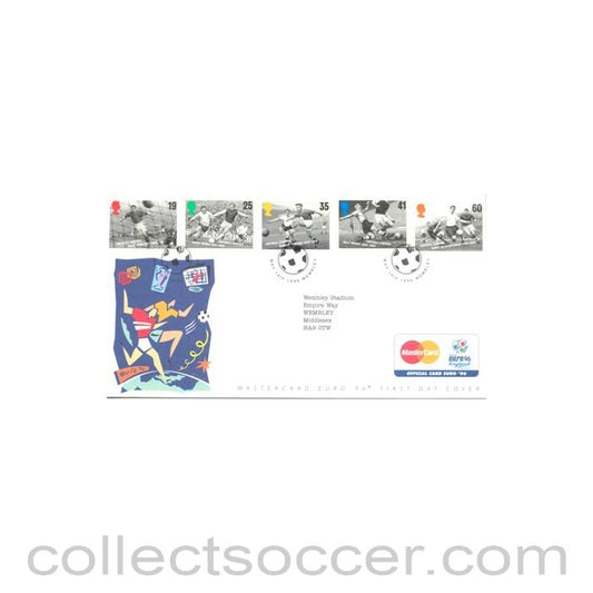 1996 - Wembley Stadium Euro 1996 Master Card First Day Cover of 14/05/1996