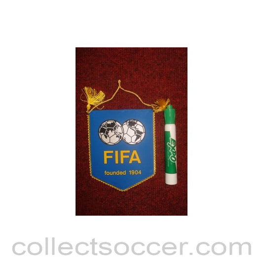 FIFA small Pennant once property of the football referee Neil Midgley