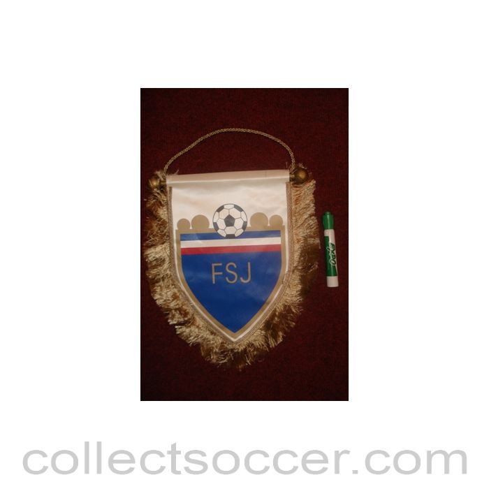 FSJ large Pennant once property of the football referee Neil Midgley