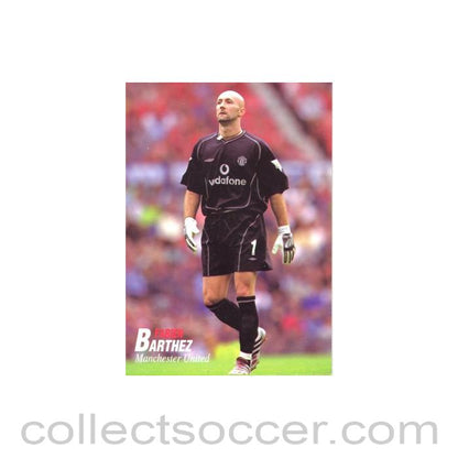 Manchester United - FabienBarthez unofficial Thai produced colour postcard
