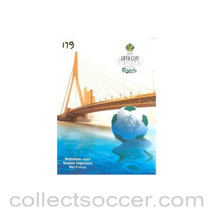 2002 Uefa Cup Final Official Press Pack Feyenoord v Borussia Dortmund