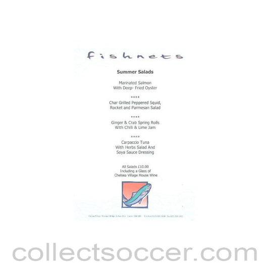 Chelsea Fishnets menu