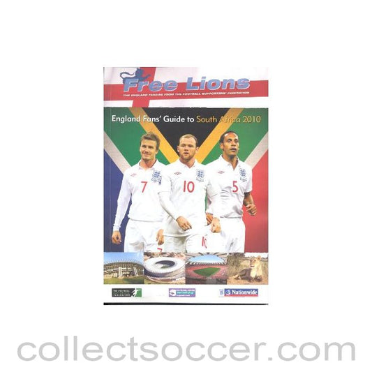 2010 World Cup Free Lions England Fans' Guide to South Africa 2010