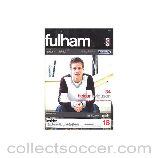 2006 - Fulham v Chelsea official programme 19/03/2006