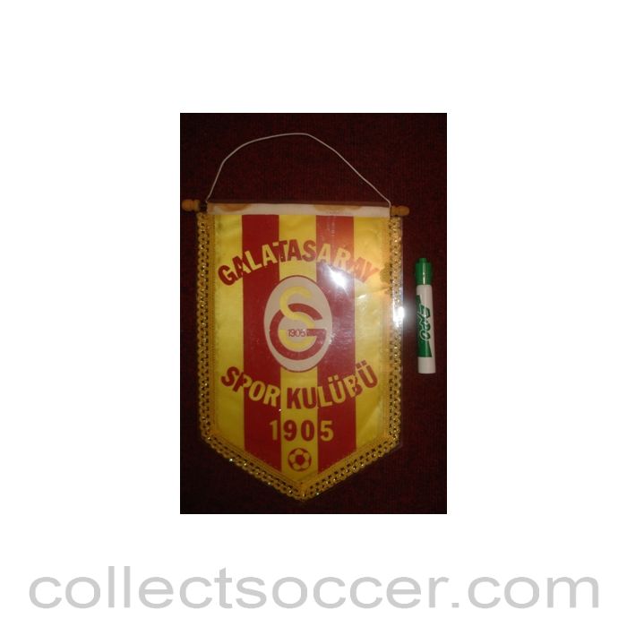 Galatasaray Pennant once property of the football referee Neil Midgley