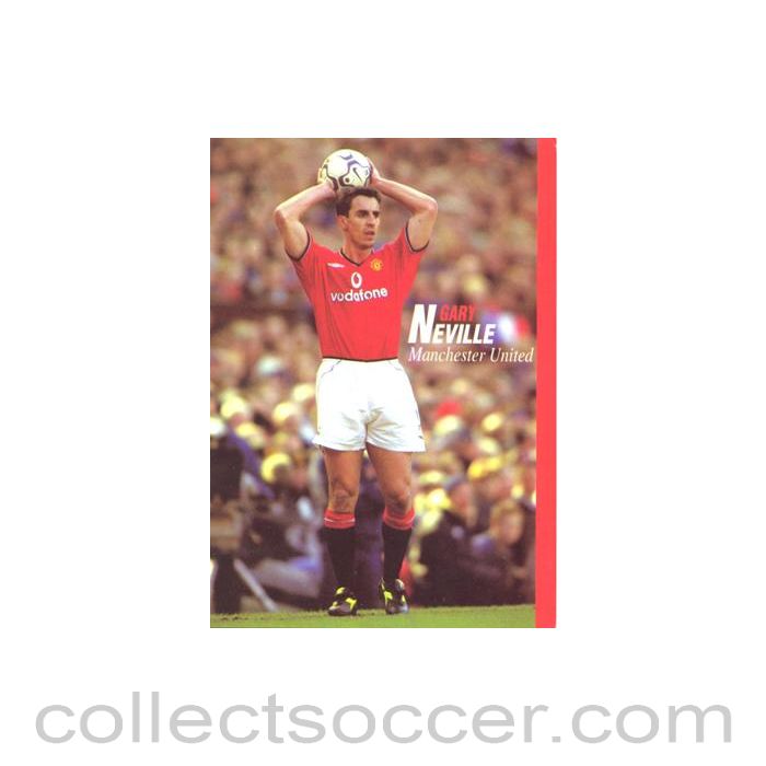 Manchester United - Gary Neville unofficial Thai produced colour postcard