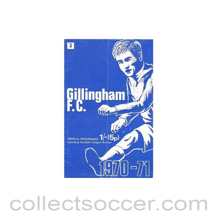 1970 - Gillingham official programme 1970-1971