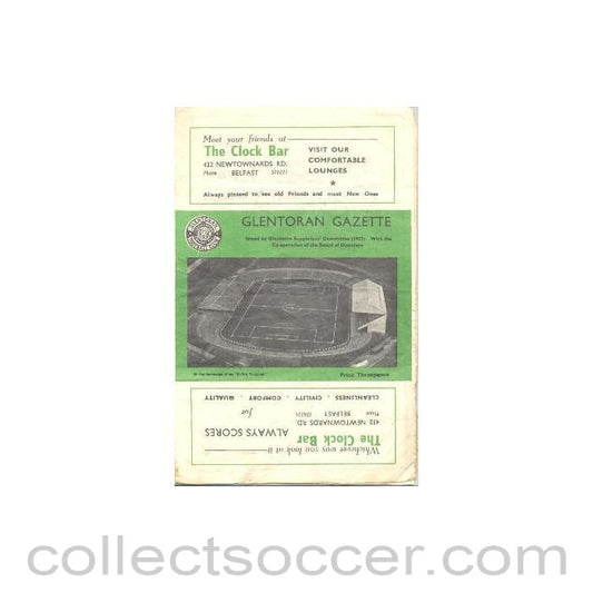 1959 - Glentoran v Linfield official programme 11/04/1959