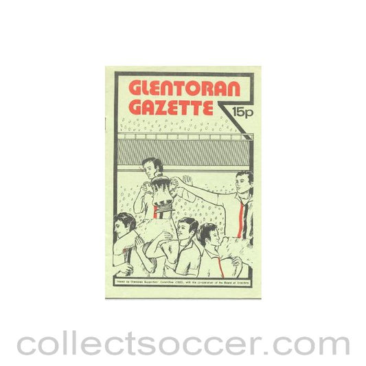 1977 - Glentoran v Valur official programme 29/09/1977 European Cup