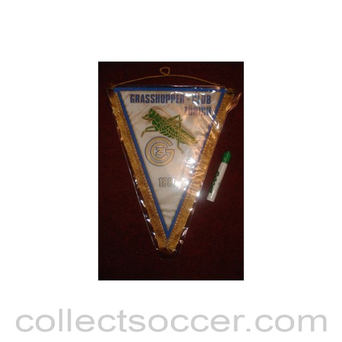 Grasshopper F.C., Zurich, Switzerland Pennant once property of the football referee Neil Midgley