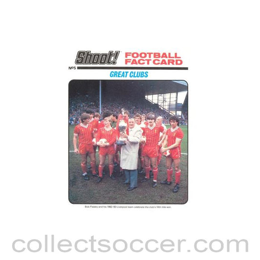 Shoot! produced card titeled Great Clubs