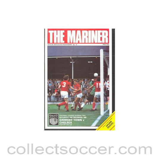 1980 - Grimsby Town vChelsea official programme 13/12/1980