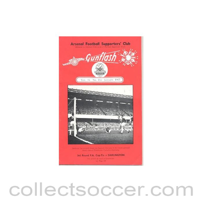 1965 - Gunflash - Arsenal fanzine No: 165 of January 1965
