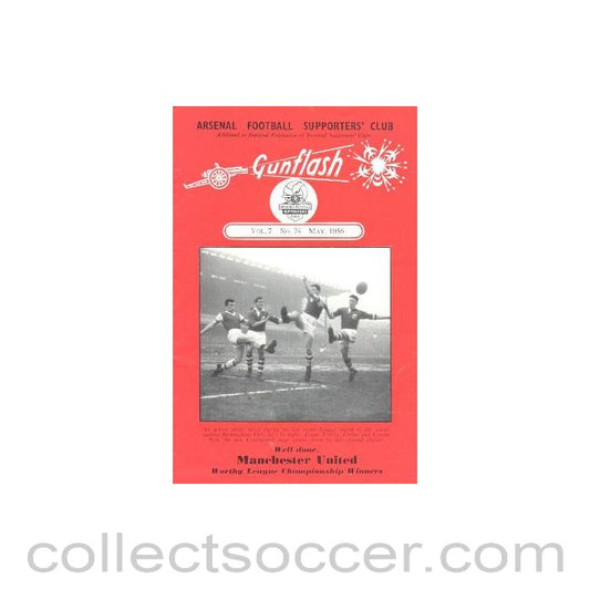 1956 - Gunflash - Arsenal fanzine No: 74 of May 1956