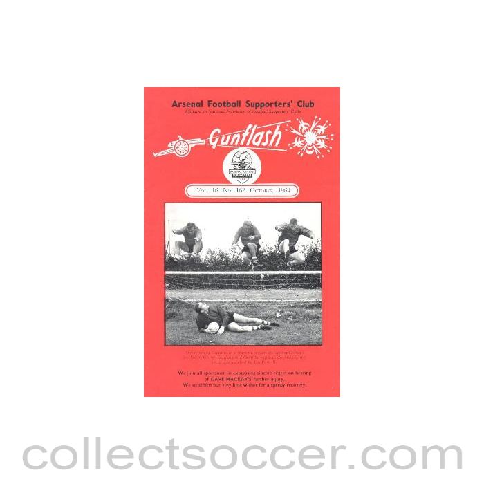 1964 - Gunflash - Arsenal fanzine No: 162 of October 1964