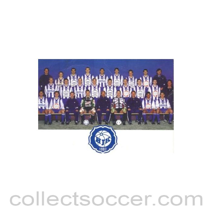 HJK, Helsinki, Finland team photo postcartd