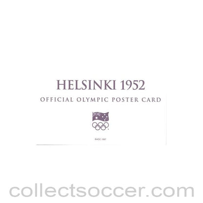 1952 - Helsinki 1952 Official Olympic Poster Card