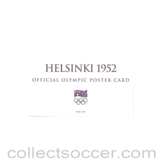 1952 - Helsinki 1952 Official Olympic Poster Card