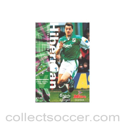 1997 - Hibernian v Airdrieonians official programme 17/05/1997 Scottish League