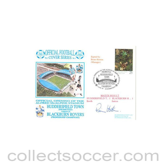 1995 - Huddersfield v Blackburn Rovers First Day Cover 05/08/1995