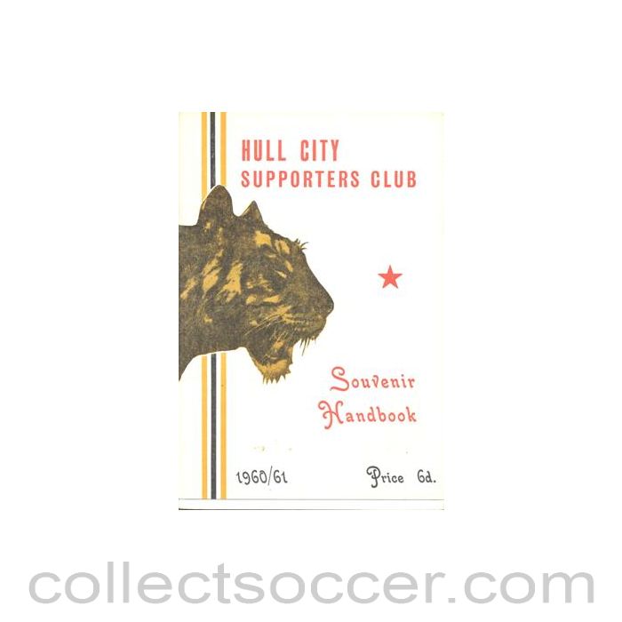 1960 - Hull City Supporters' Club Handbook 1960-1961