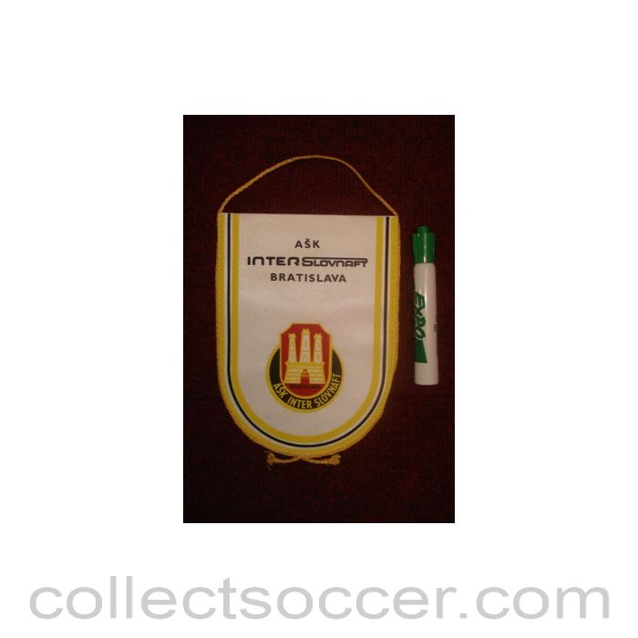 Slovan, Bratislava Pennant once property of the football referee Neil Midgley