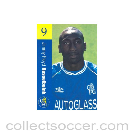 Chelsea - Jimmy Floyd Hasselbaink official Chelsea card