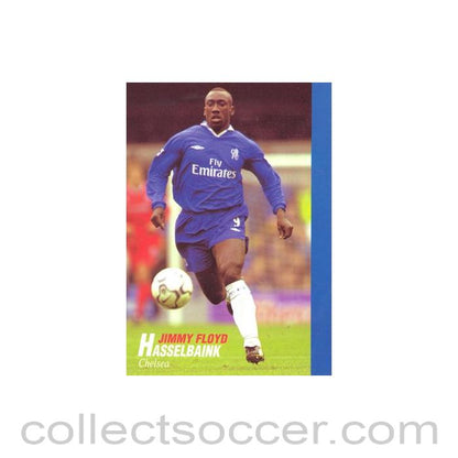 Chelsea - Jimmy Floyd Hasselbaink unofficial Thai produced colour postcard