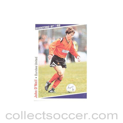 John O'Neil Dundee United Shooting Stars Card