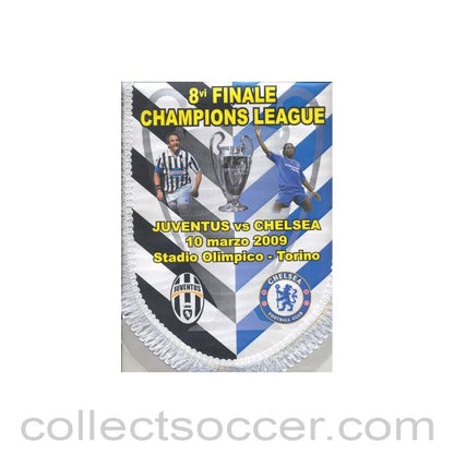 2009 - Juventus v Chelsea Champions League Final Pennant Turin 10/03/2009