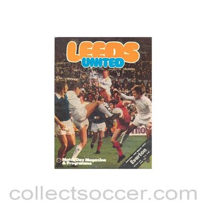 1975 - Leeds United v Everton official programme 15/03/1975 Football League
