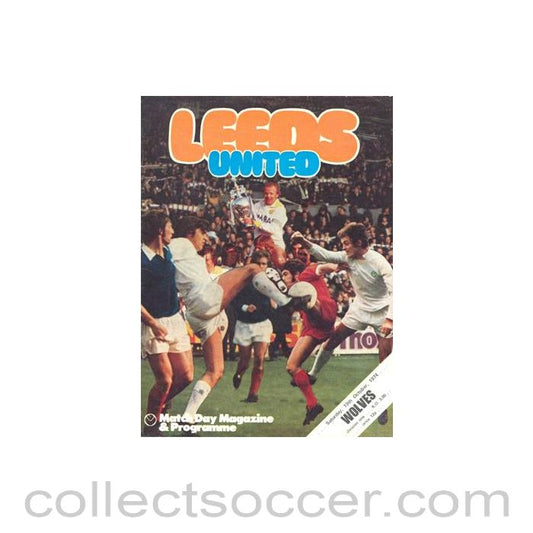 1974 - Leeds United v Wolverhampton Wanderers official programme 19/10/1974 Football League