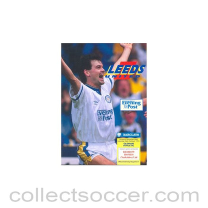 1991 - Leeds United v Oldham Athletic official programme 26/10/1991