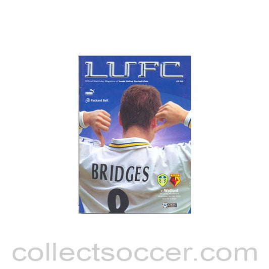 2000 - Leeds United v Watford official programme 03/05/2000