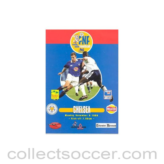 1999 - Leicester City vChelsea official programme 08/11/1999