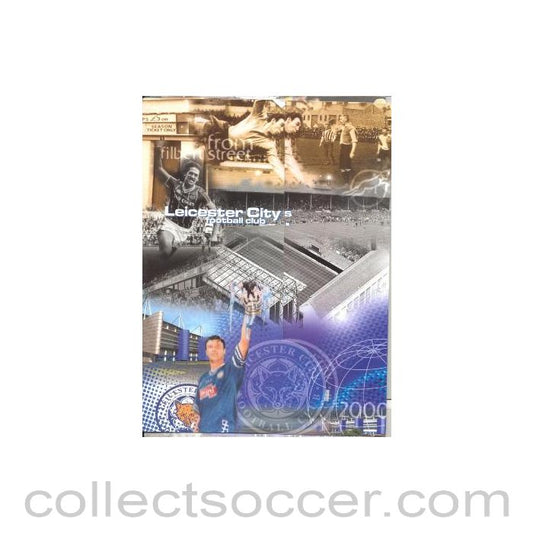 Leicester City FC folder featuring the old Filbert Way stadium on the front page