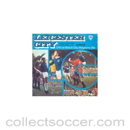 1976 - Leicester City v Everton official programme 04/09/1976 Football League