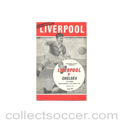 1965 - Liverpool vChelsea official programme 19/04/1965