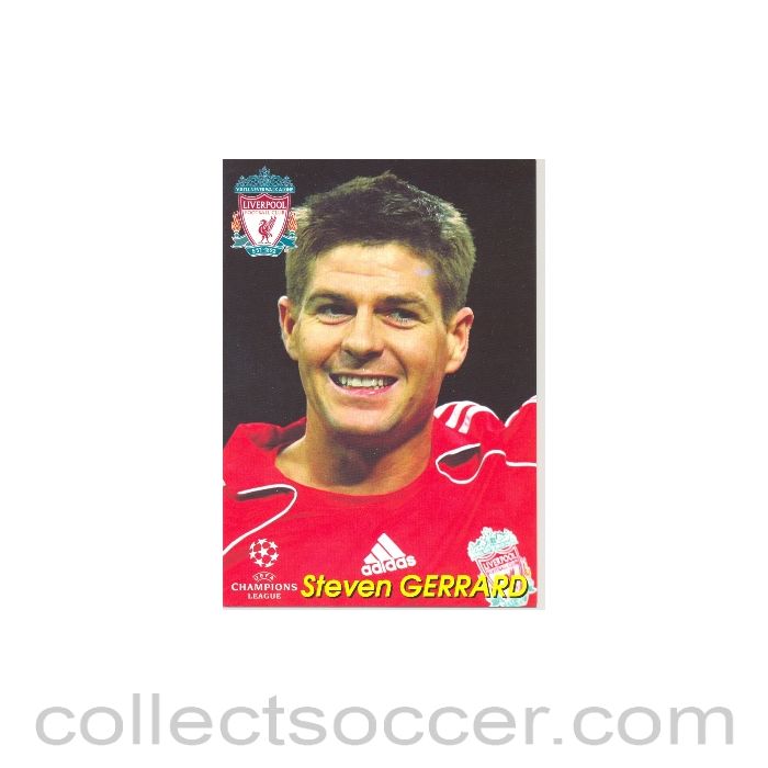 Liverpool, Steven Gerrard Russian produced postcard