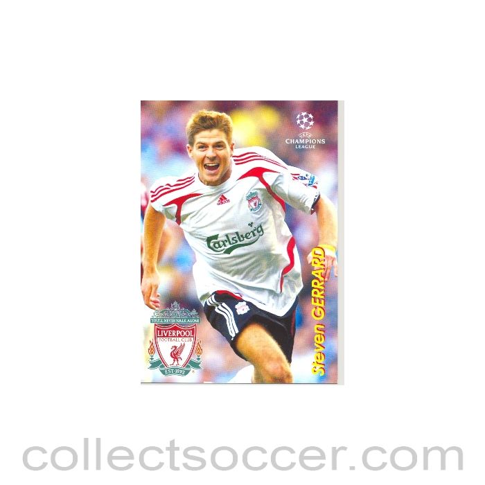 Liverpool - Steven Gerrard Russian produced postcard