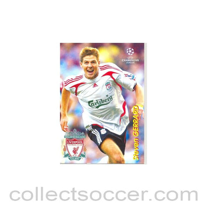 Liverpool - Steven Gerrard Russian produced postcard