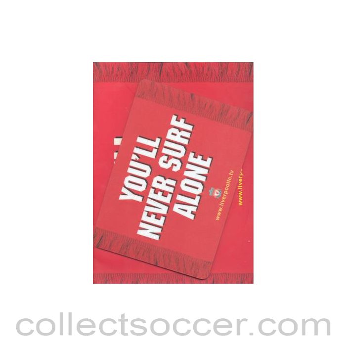 Liverpool computer mouse mat in a folder